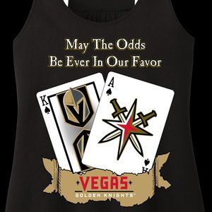 Vegas Golden Knights (VGK) Playing Cards Tank Tops